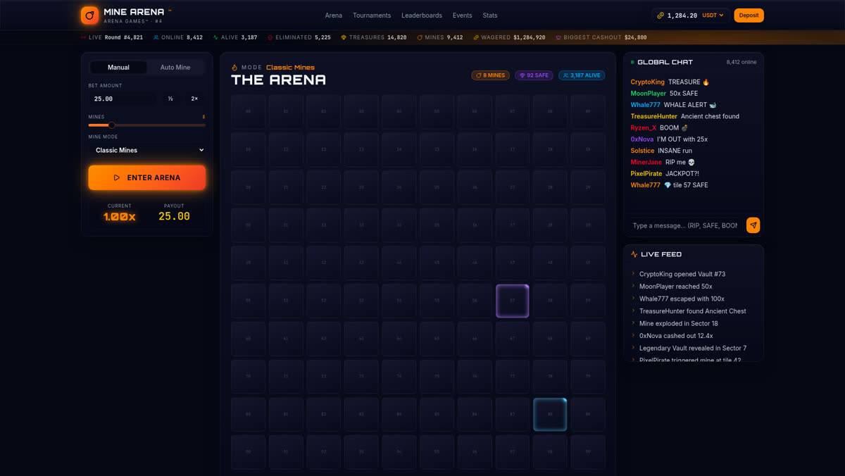 Mine Arena demo